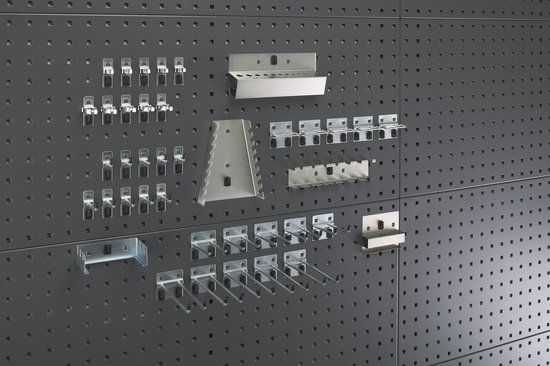 Bott Perfo Gereedschapshaken Set - Voor Perfo Gereedschapswand - 40-delig