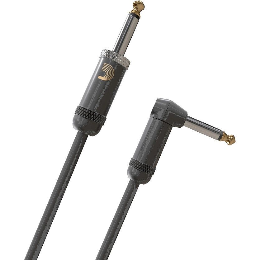 D'Addario American Stage Instrument Cable - 3m - Right Angle Jack