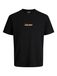 JACK & JONES Shirt 'JJKENDRICK' oranje / zwart / wit