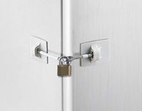 Koelkast Deurslot met Hangslot - Wit