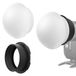 NEEWER Flash Siliconen Diffuser met Magnetische Adapter Ring