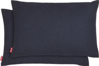 Blumtal Chenille Kussenslopen - Set van 2 - 40 x 60 cm - Dark Ocean Blue