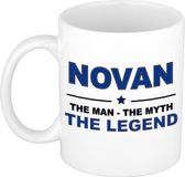 Bellatio Decorations Novan naam cadeau mok