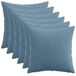 vidaXL Kussensloop 2 stuks HEERLEN Blauw 40 x 40 cm corduroy