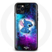 Maniacase Etui voor iPhone 11 Pro Max Stitch Ohana Citation Gekleurde Ruimte