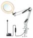 LED-loupe avec grossissement 8x, dimmable, 3 modes de couleur, 10 niveaux, blanc