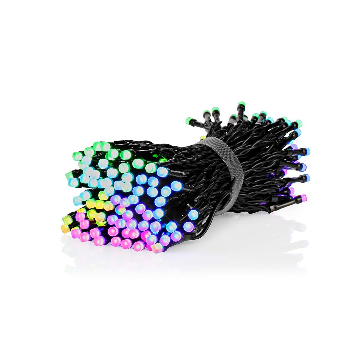 Nedis SmartLife LED Light Chain - 168 LEDs - RGB - 20m - Wi-Fi - Black