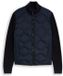 Tom Tailor Hybride gewatteerde jas met gebreide details - Maat XXL - sky captain blue
