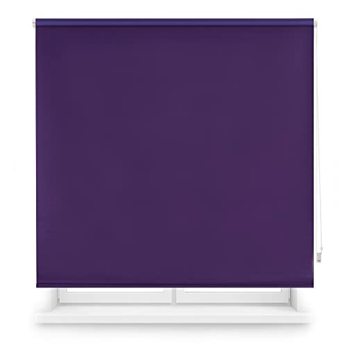 INTERBLIND | Premium verduisteringsrolgordijn 120x175cm - Violet