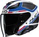 HJC F31 Ceron Wit Rood Blauw Jethelm - Maat XS