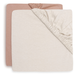 Jollein Hoeslaken Wieg - 40/50x80/90cm - Jersey - Light Terra/Oatmeal