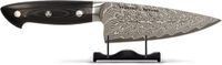Zwilling Bob Kramer Koksmess compact 140 mm Damascusstaal Zwart Micarta