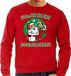 Bellatio Decorations Shoppartners Bv Grote maten Kersttrui - Niks ho ho ho doordrinken bier - rood - heren - kerstkleding / kerst outfit XXXL