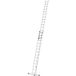 Hailo Échelle coulissante 2 sections 2x15 échelons 7,6m/8,4m Aluminium Profistep Duo