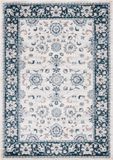 Safavieh Isabella Collectie ISA940 Traditioneel Geweven Binnenvloerkleed, Creme & Navy, 91 x 152 cm