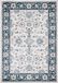 Safavieh Isabella Collectie ISA940 Traditioneel Geweven Binnenvloerkleed, Creme & Navy, 91 x 152 cm