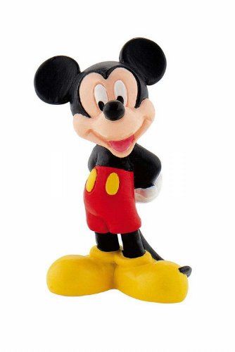 Bullyland 15348 - Walt Disney Classics Mickey Mouse - 6 cm - Taartfiguur - PVC-vrij