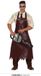 Fiestas Guirca Slagerskostuum Heren Polyester Bruin Maat 6XL