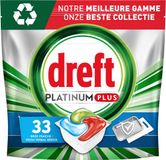 Cycplus Dreft Platinum Plus All In One Vaatwastabletten Deep Clean 33 stuks