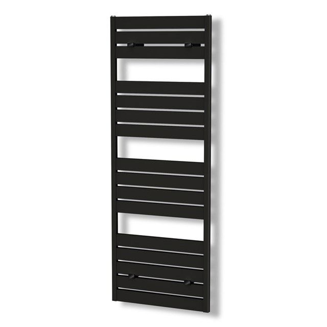 Maxaro Pluto Handdoekradiator Mat Zwart 60x180cm 1090 Watt