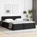 Maison Exclusive - Lit avec rangement et éclairage LED, noir, 180 x 200 cm, similicuir