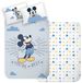 Disney Mickey Mickey Mouse Peuterdekbedovertrek blauw - 100 x 135 cm - Katoen