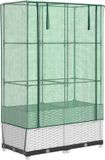vidaXL Plantenbak verhoogd met kashoes 80x40x138 cm rattanlook