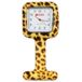 Gima - Siliconen verpleegster horloge, vierkante wijzerplaat, luipaard patroon