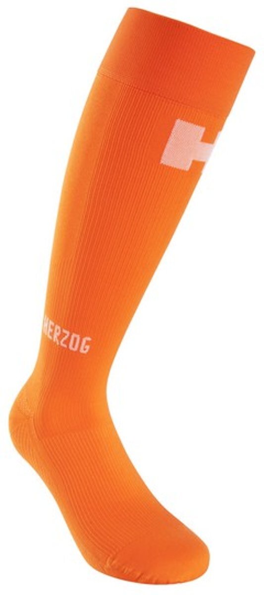 Herzog Pro Compressiekousen - Oranje - Maat 2 - Lange kous - 36/39