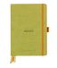RHODIA 118575C - Hardcover Notitieboek Bullet Journal Goalbook Anijsgroen - A5 14,8 x 21 cm - Dot Stippen - 240 pagina's - Clairefontaine Wit Papier 90 g/m² - 3 Leeslinten, Elastieksluiting - Imitatieleer