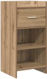 vidaXL Dressoir Artisanaal eiken 40 x 36 x 80 cm Bewerkt hout