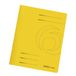 Herlitz 11034303 snelhechter A4 karton gevouwen geel intens verpakking van 10 stuks