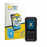 BROTECT - Protection d'écran pour TCL OneTouch 5044 - Film protecteur transparent 6 Pièces
