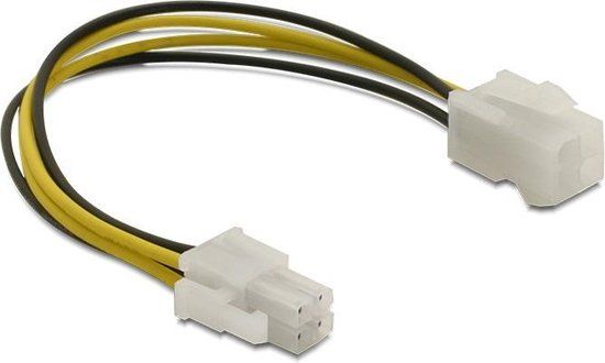 Goobay ATX12V P4 Voeding Verlengkabel - 0.35 m - 51359