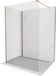 Mexen Kioto paroi de douche Walk-in 140 x 120 , transparent, or rose gold