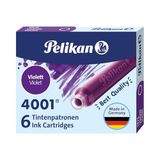 Pelikan Inktpatroon 4001 violet 6 stuks