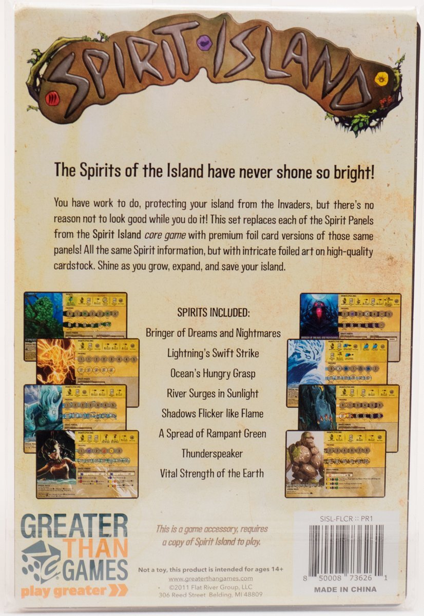 Greater Than Games Spirit Island: Premium Foil Spirit Panels