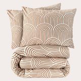 NOUS Living katoenen dekbedovertrek 2-persoons (200x220 cm)