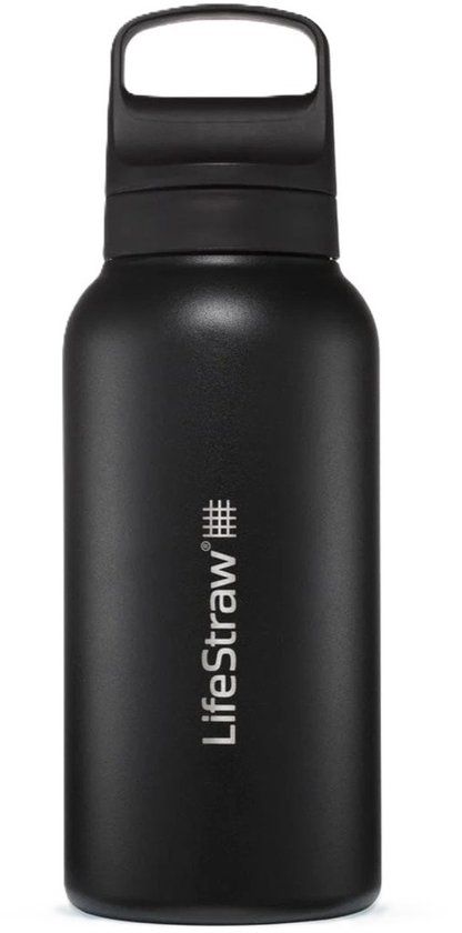 LifeStraw Go 2.0 Black RVS geïsoleerd 1 liter