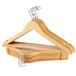 Max Home Houten Kleerhangers 10 Eenheden Goud