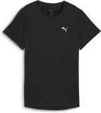 PUMA W TAD ESSENTIAL Heather Tee T-shirt de sport femme - Puma Black Heather