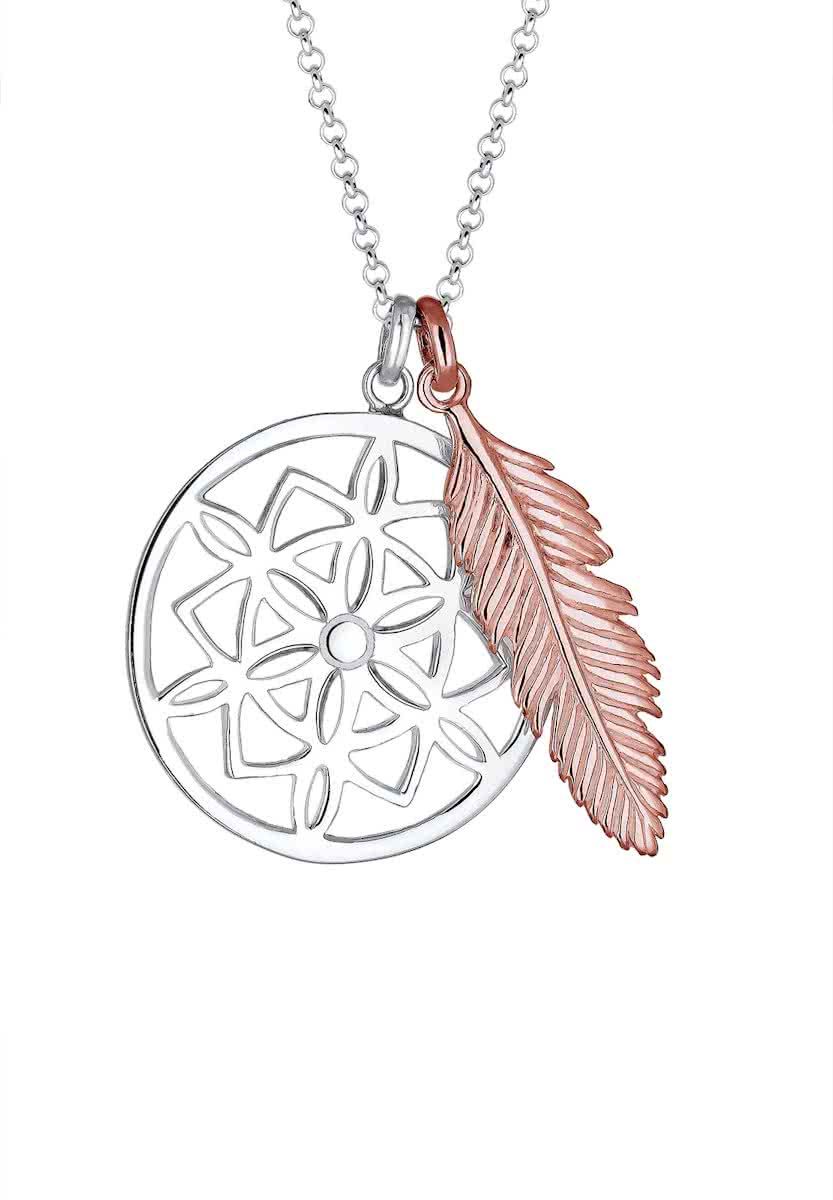 Elli Halsketting dromenvanger veer 925 Sterling Zilver - 4050878535025