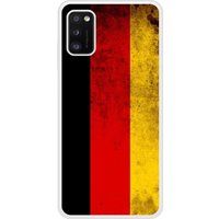Samsung Bedrukt siliconen hoesje compatibel met Galaxy A41 Drapeau Allemagne