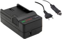ChiliPower Fuji NP-60 oplader - stopcontact en autolader