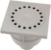 Martens ABS Doucheplug – 10 x 10 cm – Met Onderuitloop Ø 40 mm – Grijs