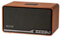 Enceinte de table rétro - S300 - Système 2 voies - Stéréo 2.0 - Bluetooth - AirPlay - Télécommande - Marron