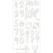 WE R Memory Keepers Love Notes acryl vormen, 22-pack