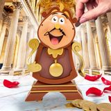 Beauty and the Beast Abysse Corp Beauty and the Beast Cogsworth Unisex Spaarpot - meerkleurig