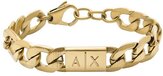 Armani Exchange AXG0078710 Herenarmband - Goudkleurig - 18.5 cm
