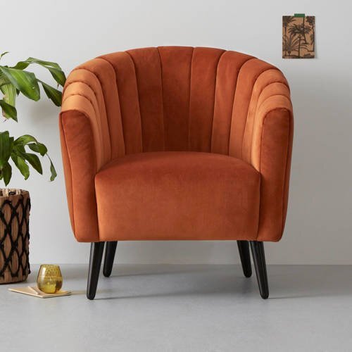 - fauteuil Fleur velours